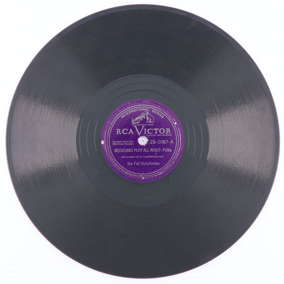 The Six Fat Dutchmen – Musicians Play All Night - 1947 10" 78 rpm Record 25-1087 - Picture 2 of 16